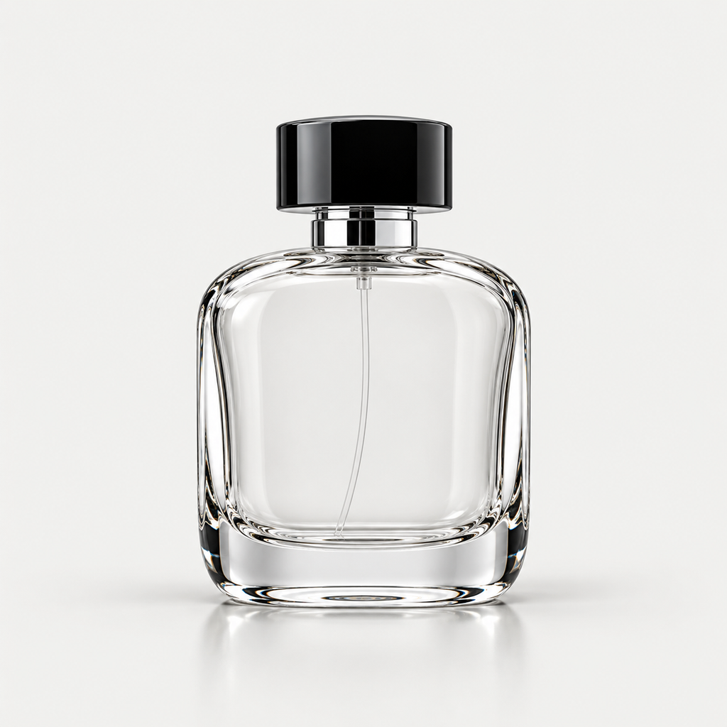 Clear Glass Perfume Bottle