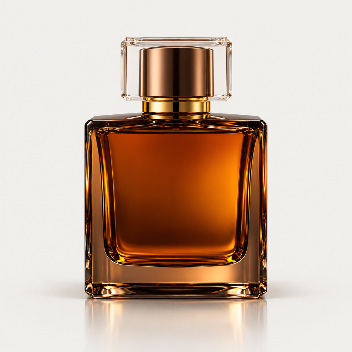 Copper Cap Amber Bottle