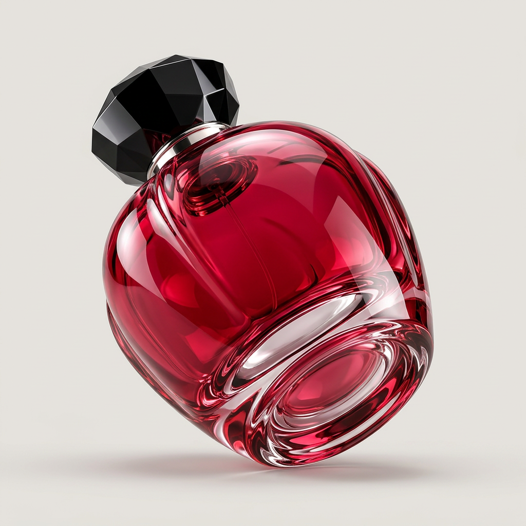 Ruby perfume bottle bottom view